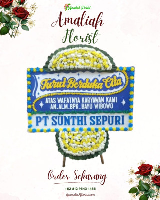 Papan Bunga Duka di Tehoru